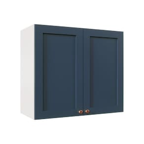 Armário Aéreo 2 Portas 80cm Arizona CabeCasa MadeiraMadeira Branco/Azul