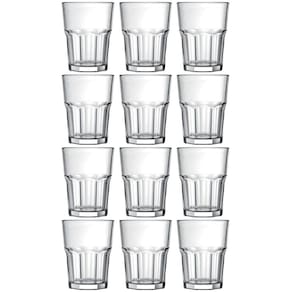 Jogo 12 Copos Bristol 200ml para Suco Água e Refrigerante Nadir Figueiredo em Vidro Transparente
