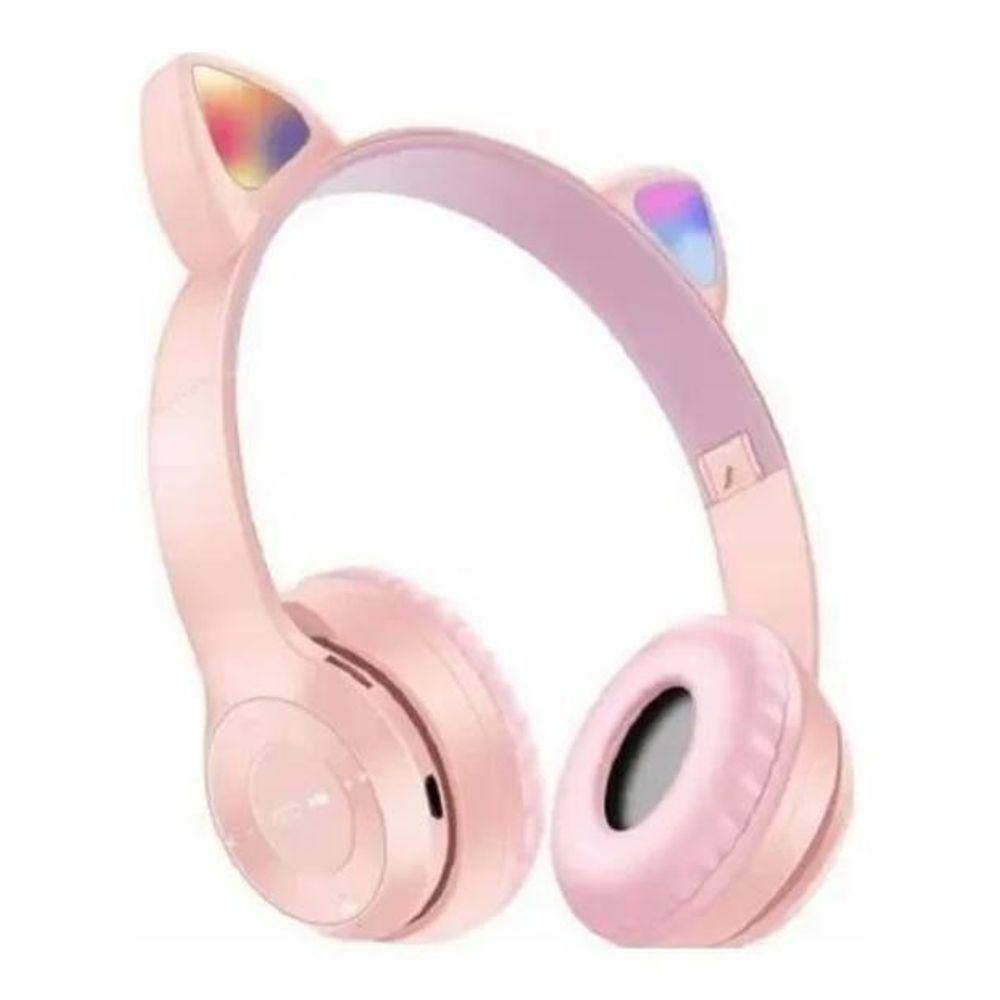 Fone Ouvido Headphone Orelha De Gato C/glitter