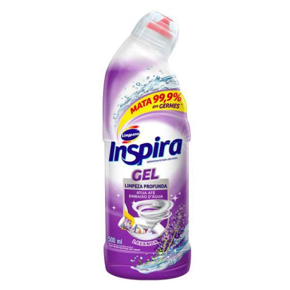 Inspira Gel Limpador Sanitario Lavanda 500Ml