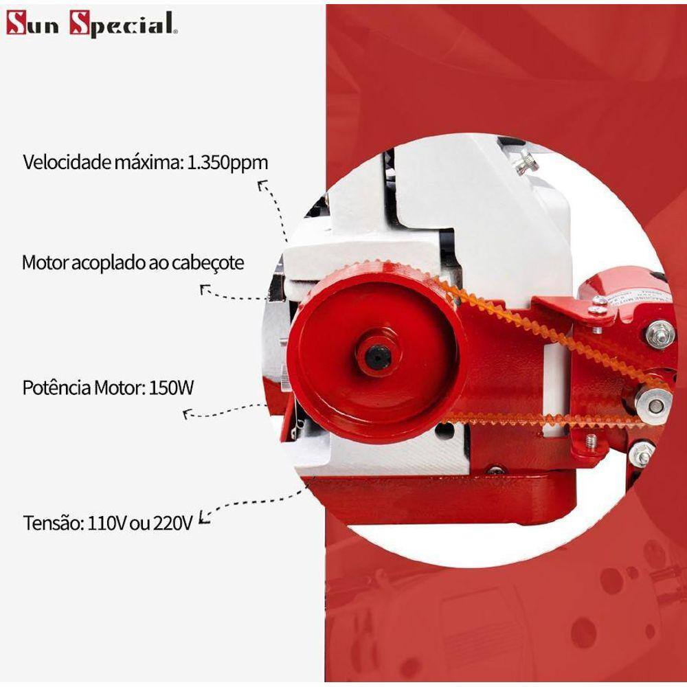 Overlock Portátil Semi Industrial -Sun Special+13 | Ponto