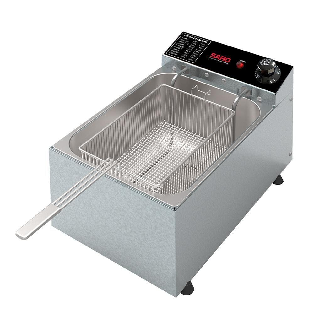 Fritadeira Elétrica 1 Cuba 5 Litros Saro FR22