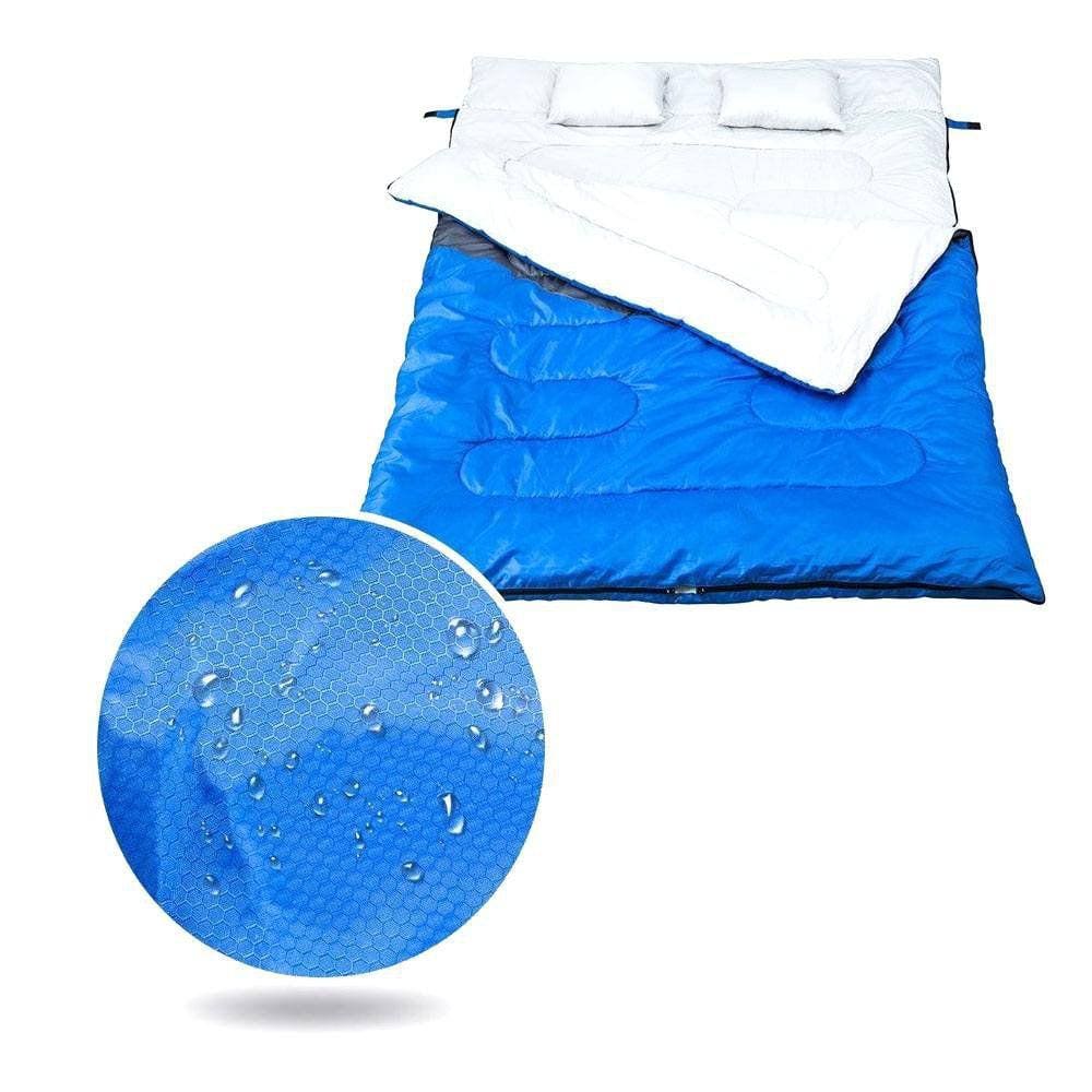 Saco De Dormir Casal 2.1mx1.5m +travesseiro Micron Kuple Ntk