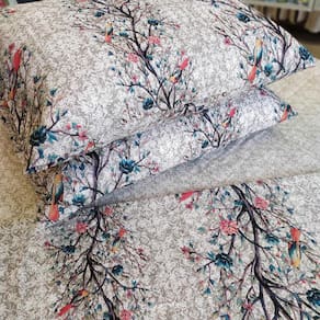 Jogo De Cama Casal 140 Fios Realce Estampado - Sultan Finn
