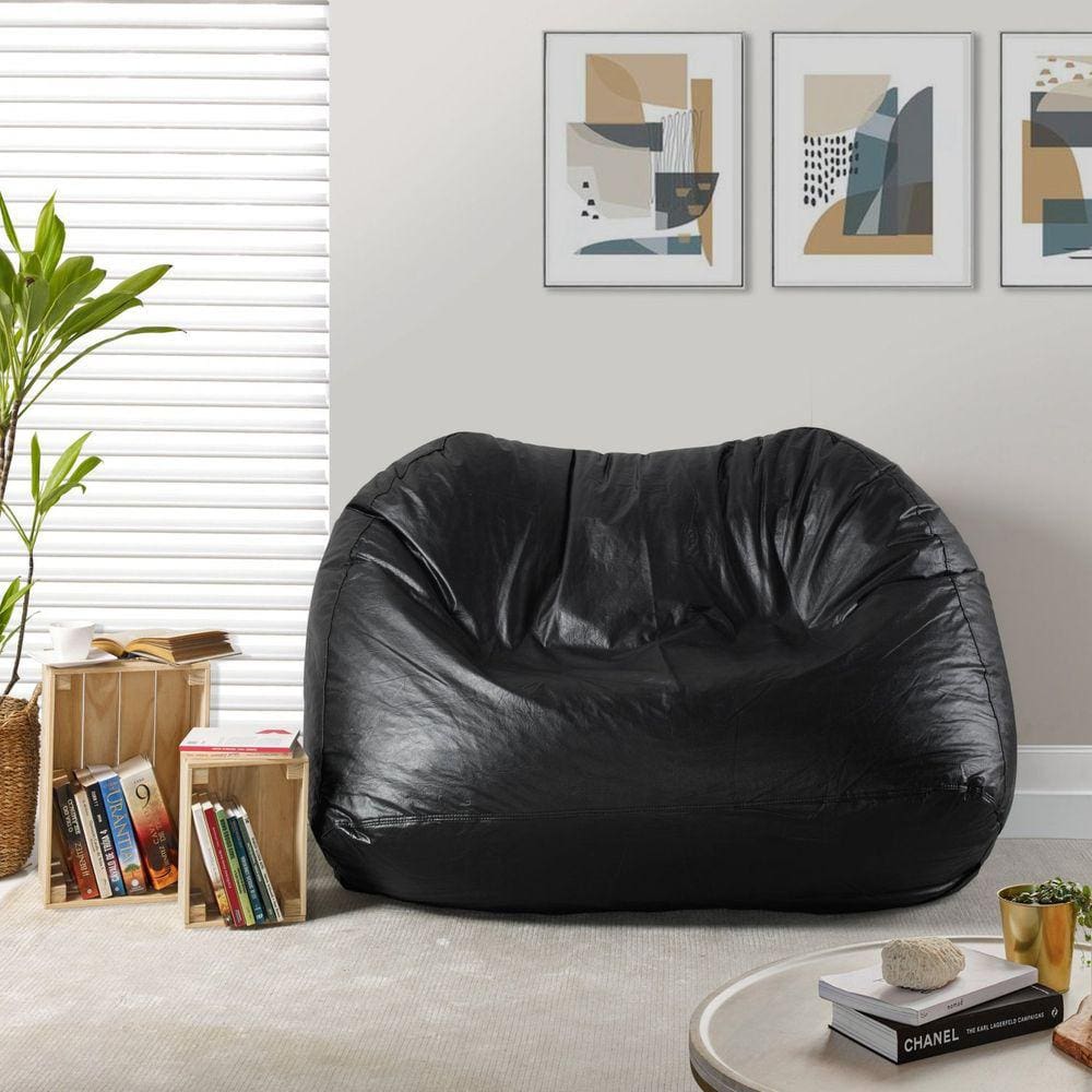 Puff Fofão 130cmx140cmx80cm Mega Espresso Móveis Preto