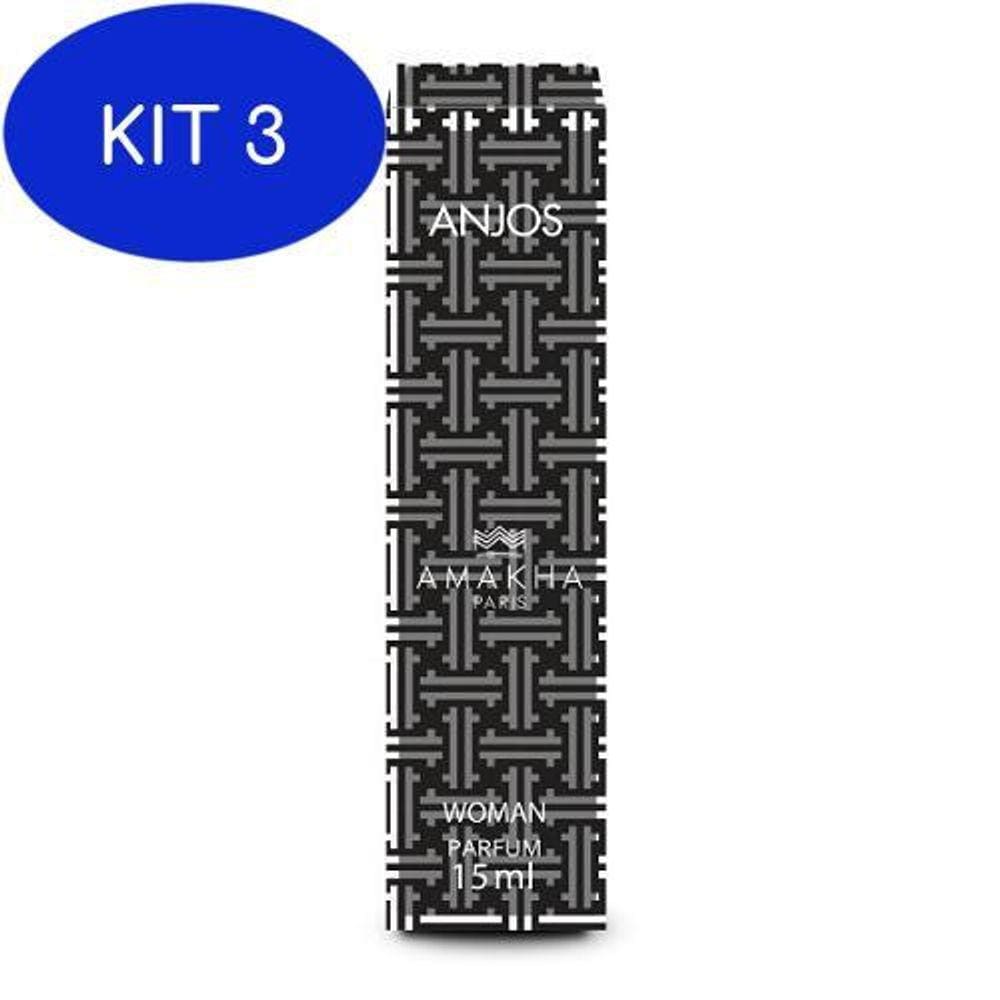 Kit 3 Anjos Woman Parfum 15Ml