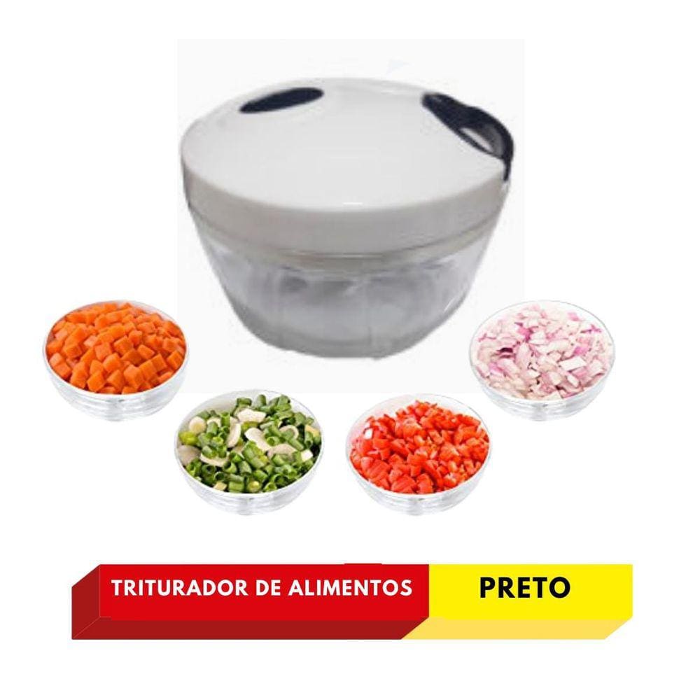 Cortador Manual De Vegetais Preto
