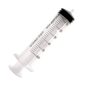 Seringa Hipodérmica Estéril Luer Slip 60Ml - 10 Unidades