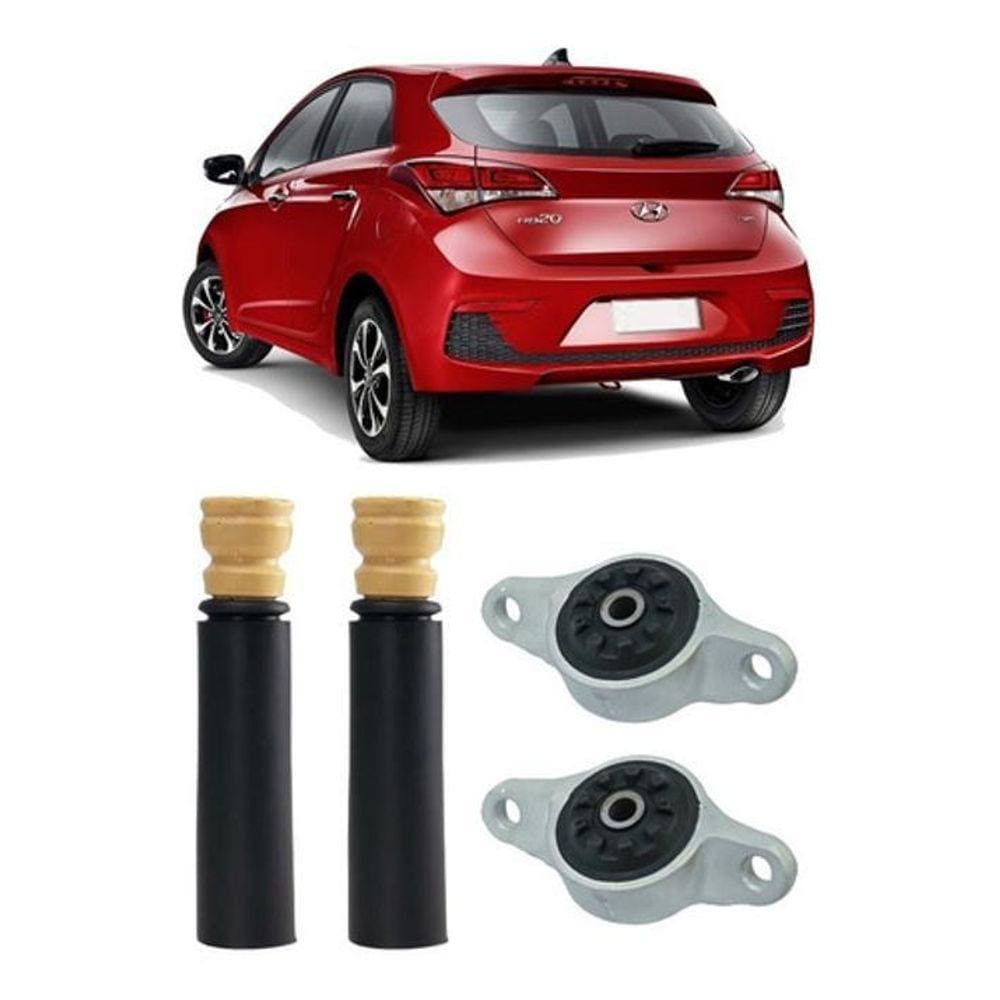 Kit Batente Suspensão Traseira Hb20 2015 2016 2017 2018 2019