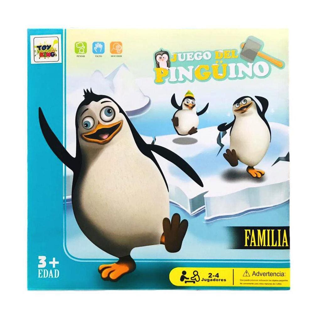 Brinquedo Infantil Jogo Do Pinguim Quebra Gelo 23Cm