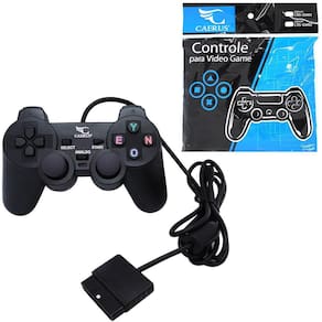Controle Para Vídeo Game Caerus Compatível Para Ps1 E Ps2