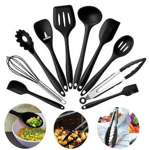 Kit 10 Peças Utensílios Cozinha Antiaderente Silicone Lorben