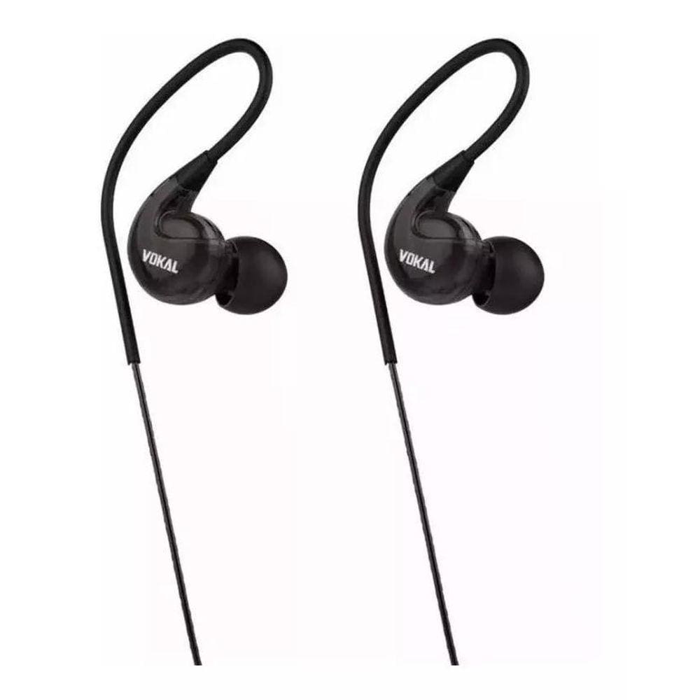 Fone De Ouvido In Ear Vokal E40 - Cor Preto