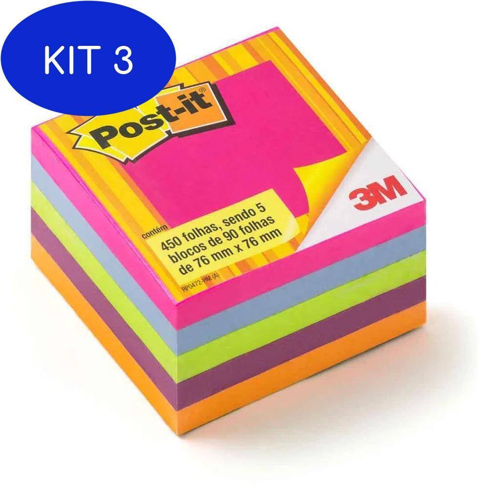 Notes, Kleurenassortiment, 76 mm x 76 mm, 100 Vellen/Blok, 1 Blok/ Verpakking, Kartonnen Verpakking, 100% PEFC, SGSCH PEFC COC 110078 | 3M België