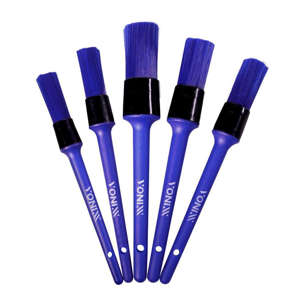 Kit 5 Pinceis Detalhamento Externo   Vonixx 