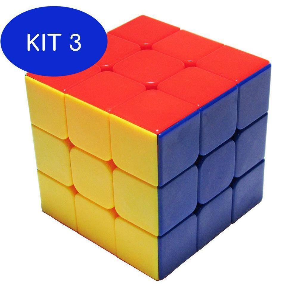 Kit Cubo Magico 2x2 + Cubo Mágico Piramide Profissional