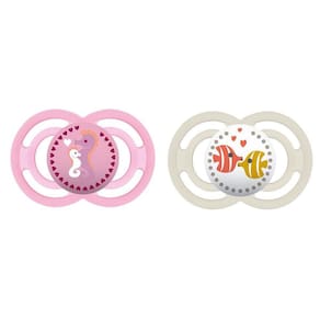 Chupeta Perfect Embalagem Dupla Rosa/Neutro 6M+ Tam.2 -Mam