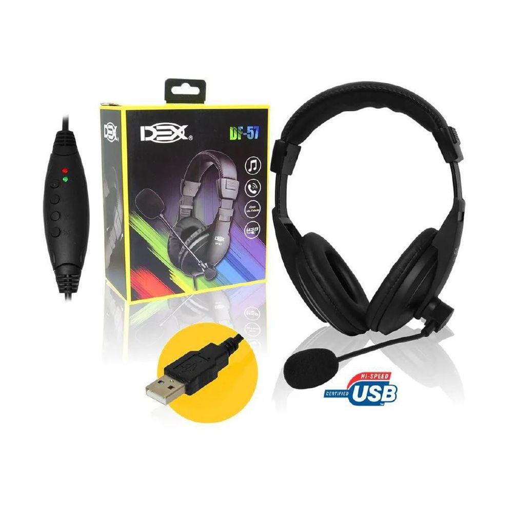 Fone Com Microfone Dex Df-57