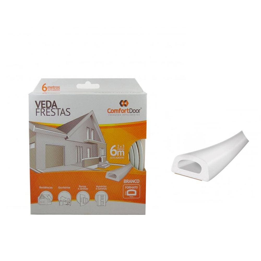 Veda Fresta Branco D 6m Portas, Batentes, Janelas e Móveis