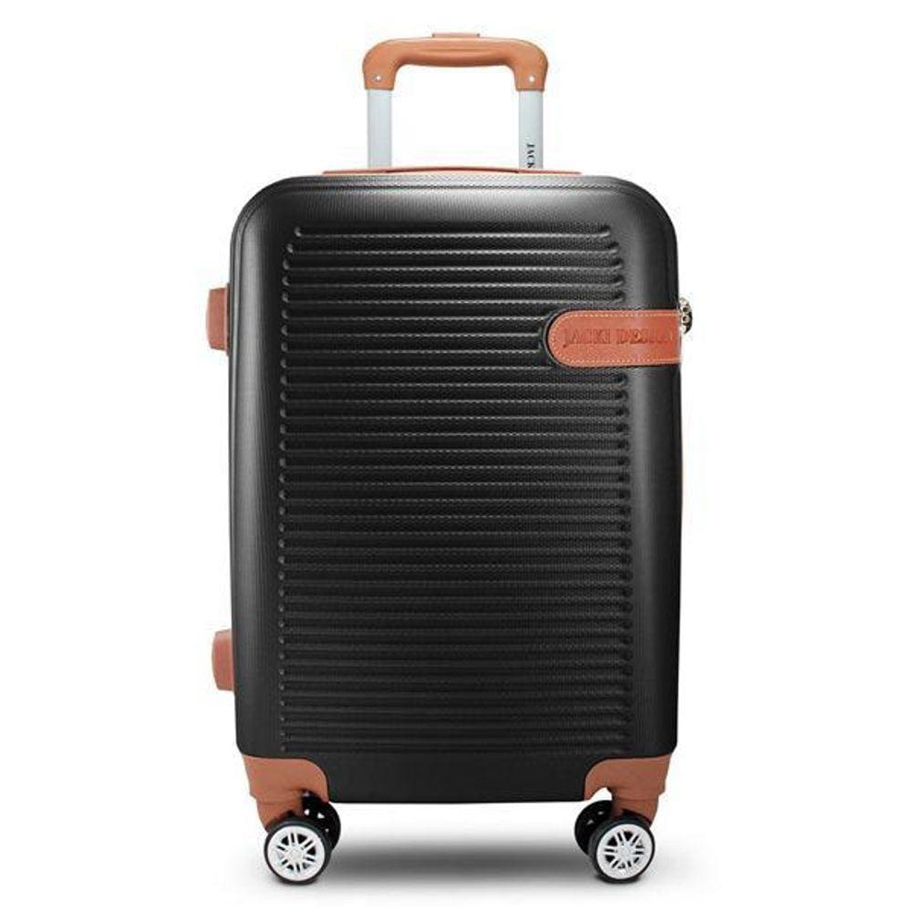 Mala De Viagem Pequena Preto Premium Jacki Design