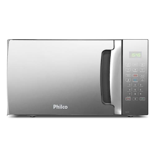 imagem-Microondas Philco PMO30EP 28 Litros Preto Com Porta Espelhada 1400w - 110V