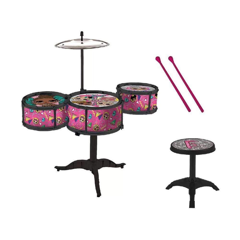 Brinquedo Bateria Musical Lol Surprise Pequena Candide 9824