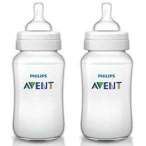 Kit 2 Mamadeiras Avent Classica 330ml  bico3  Antic