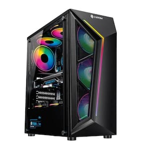 Gabinete Gamer Rgb Hayom Gb1713 Vidro Lateral Temperado