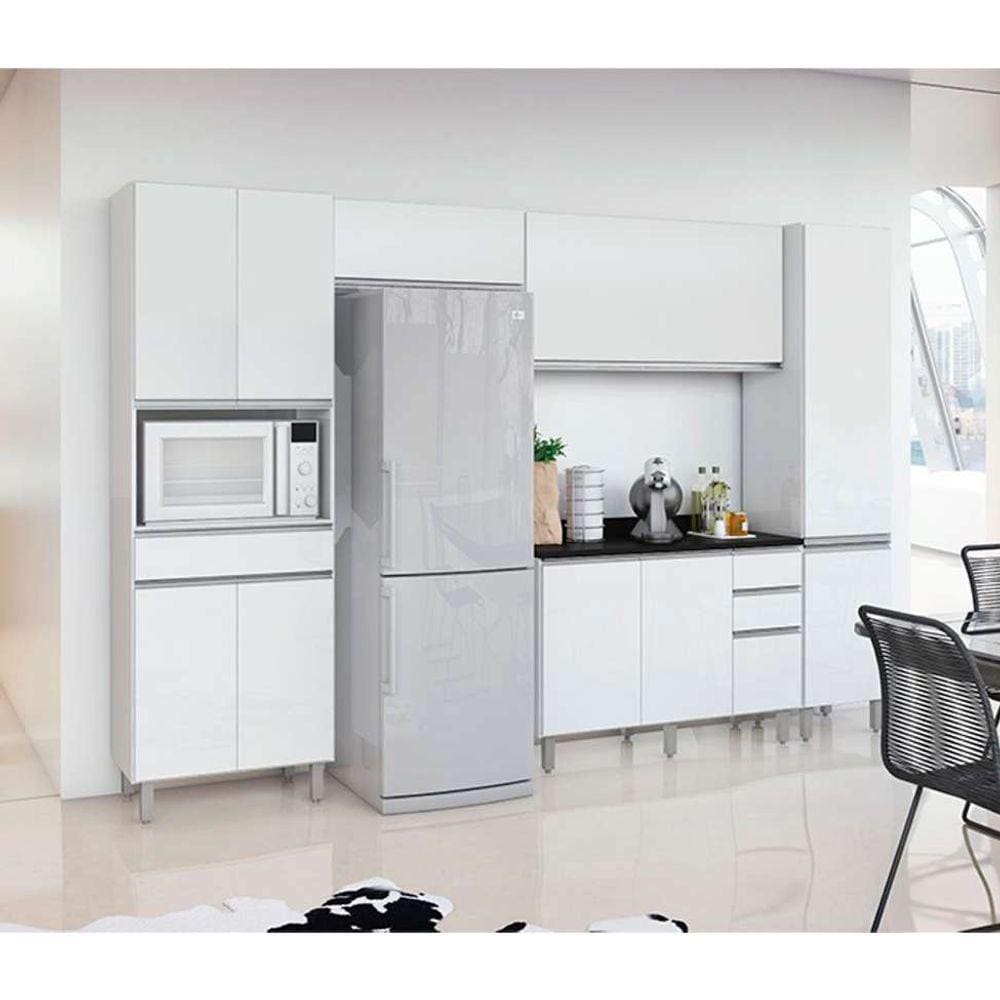 cozinha compacta top class 10 pt 3 gv branca