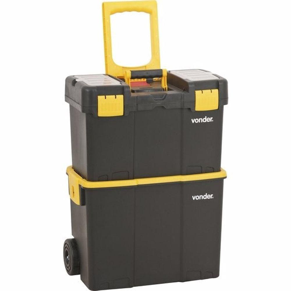 Caixa Ferramentas 2 Maletas com Rodas Crv 0300 Vonder