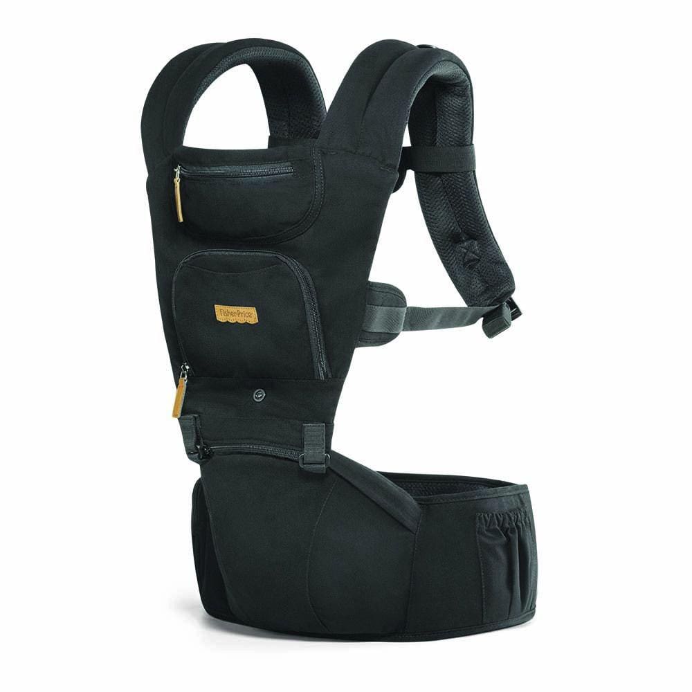 Canguru para Bebê "Hipseat" Preto Multikids Baby - Fisher Pr