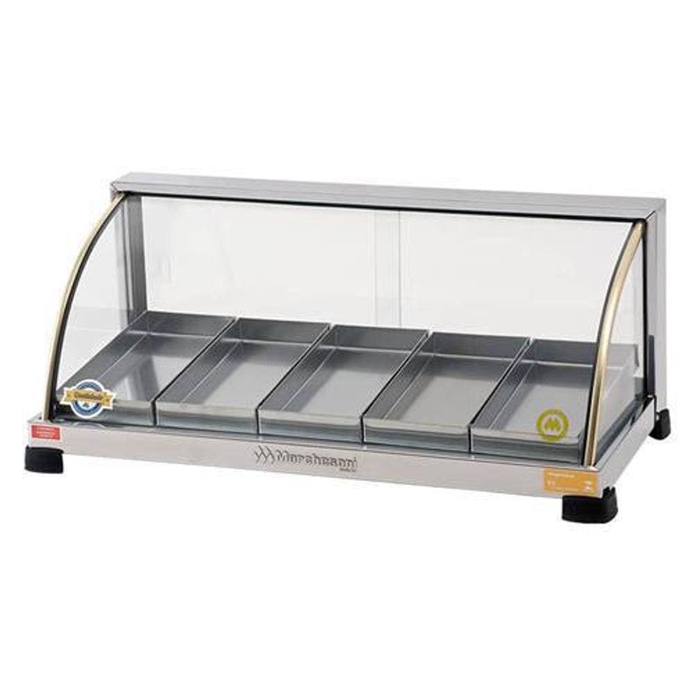 Estufa Ouro Vidro Curvo 5 Bandejas Marchesoni - 2051 - 127v