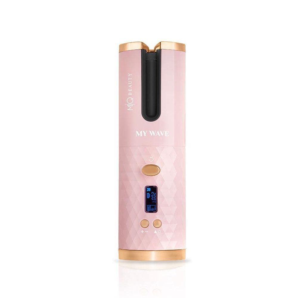 Modelador De Cachos Mq Beauty Sem Fio My Wave Rose 25Mm