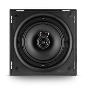Caixa De Som Arandela Quadrada Preta 50W Rms Frahm 6Cx 50