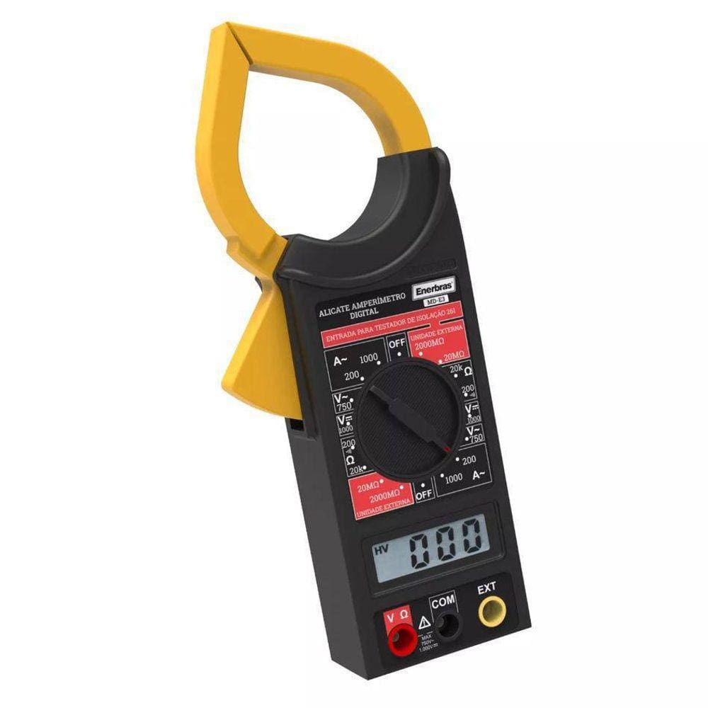 Alicate Amperímetro Digital Md-E3