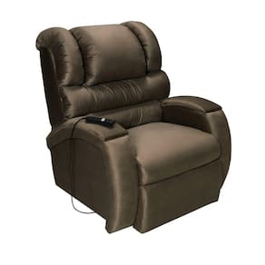 Poltrona do Papai Retrátil com Controle Imperial Império Estofados Suede Marrom