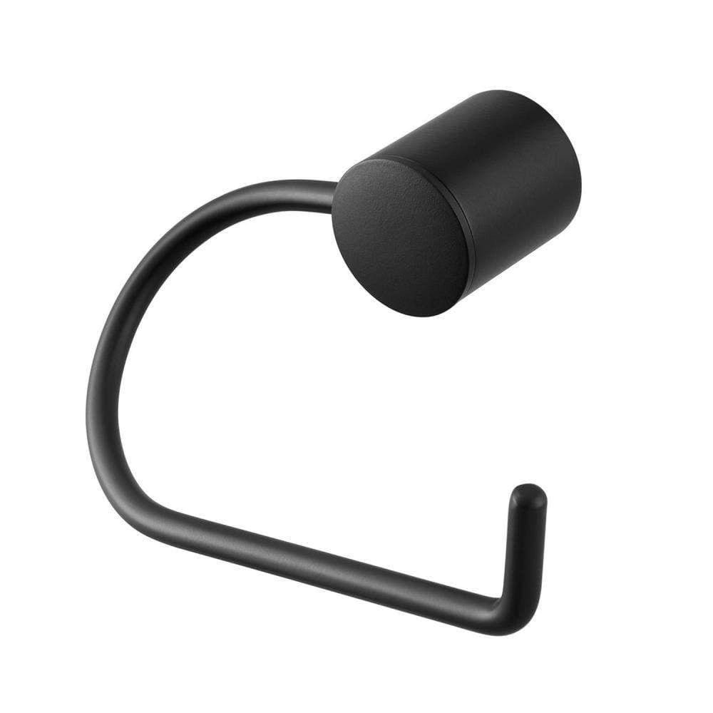 Porta Papel Higiênico Atria Matte Meber Branco Matte/Preto Matte