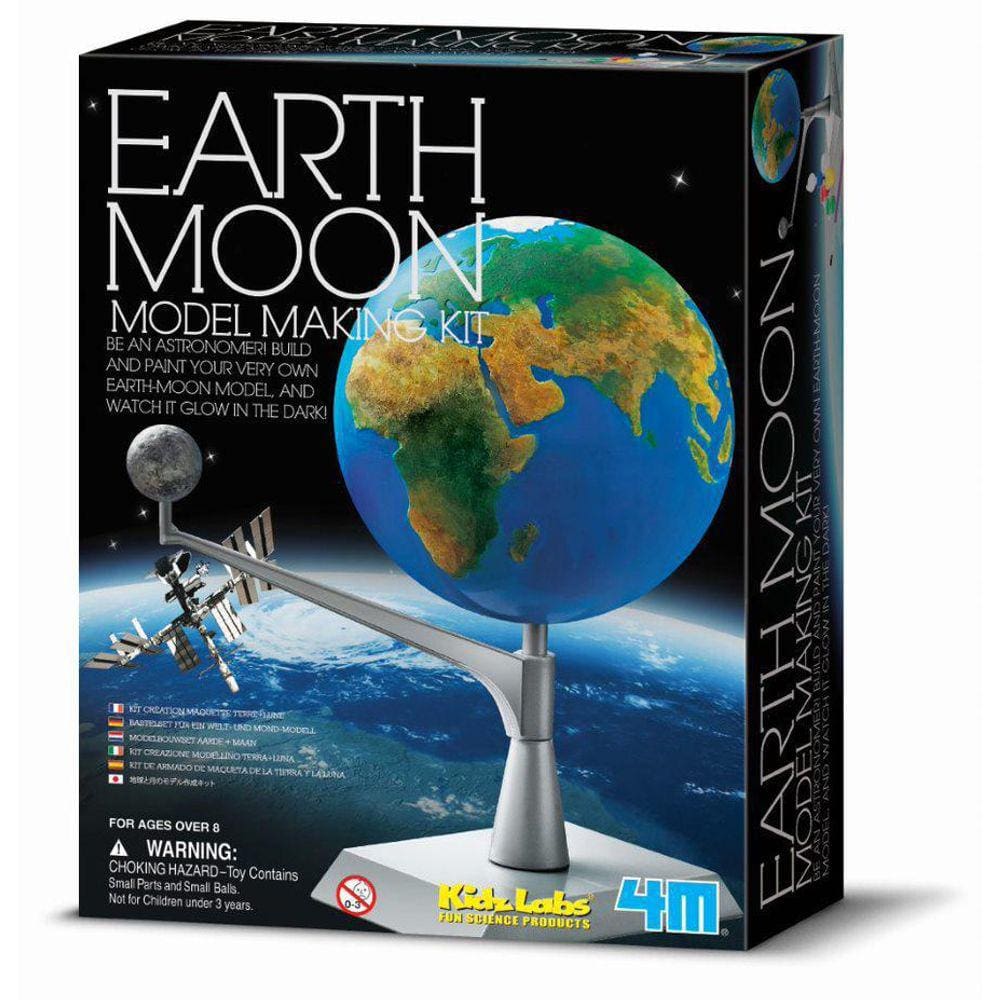 Modelo Terra Lua - Brinquedo Educativo - 4M - Kidzlabs