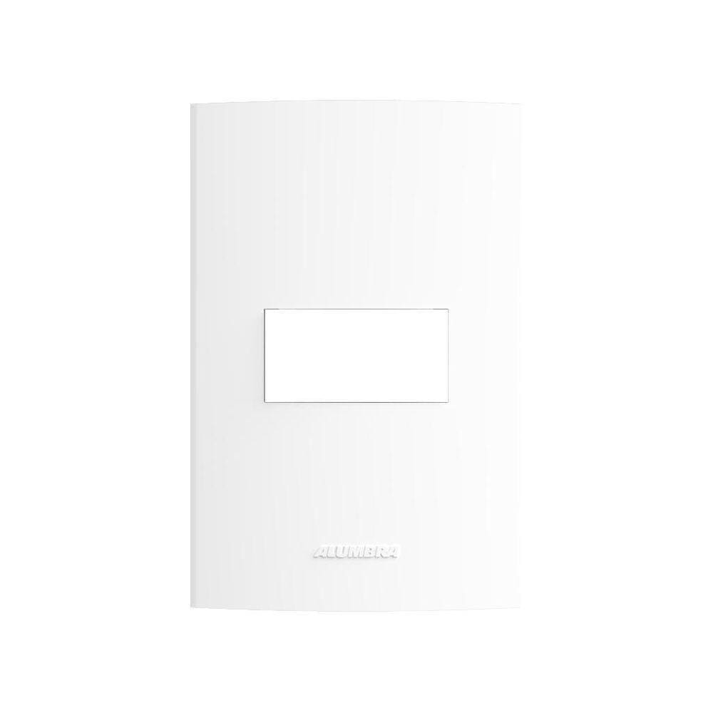 Placa 4X2 1 Módulo Horizontal Branco Inova Pro 85000 Alumbra