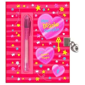 Meu Diário Secreto c/ Caneta Mágica Rosa 9401 - Vale das Letras