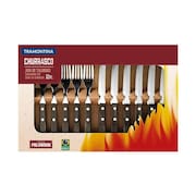 Jogo de Talheres 12 Peças Tramontina Churrasco 21199903 Marrom