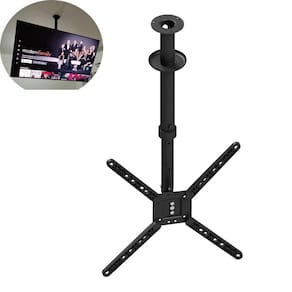 Suporte Tv de Teto Telescopico Giro 360 Tilt Inclinável 10 a 65 Preto Slf-730ttg-b