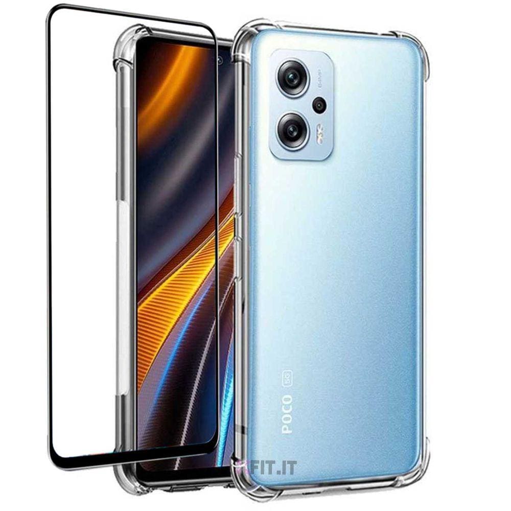 Capinha Capa Anti Impacto + Película 5d Ceramica Compatível com Poco X4 GT