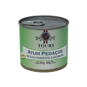 Kit 3X: Atum Pedaços em Óleo Tours 255g