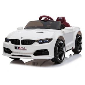 Carrinho Elétrico Infantil Mini Bmw M3 Luxo Branco 12V