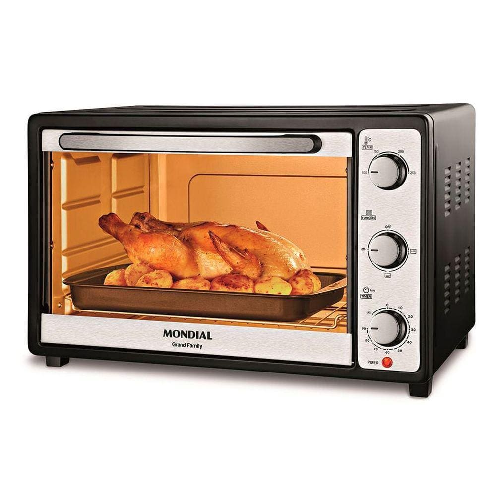 Forno Elétrico Mondial Ii Fr-18 Forno Elétrico 127v Preto