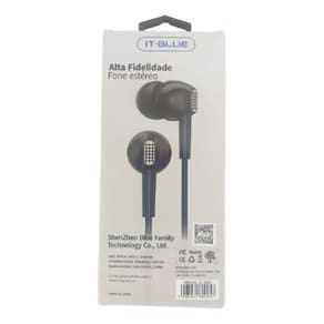 Fone De Ouvido Stereo Alta Qualidade Le-0205 It-Blue 1.20 M