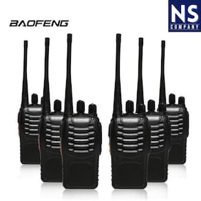 Kit 6 Radio Baofeng Walk Talk Comunicador 16 Ch 12Km 777S