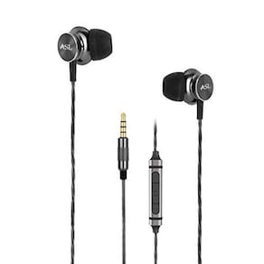 Fone De Ouvido Preto Metálico Fc101 Extra Bass Asl