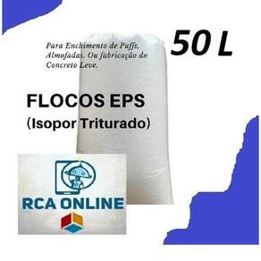 Flocos De Isopor 50 Litros Enchimento De Puffs E Almofadas